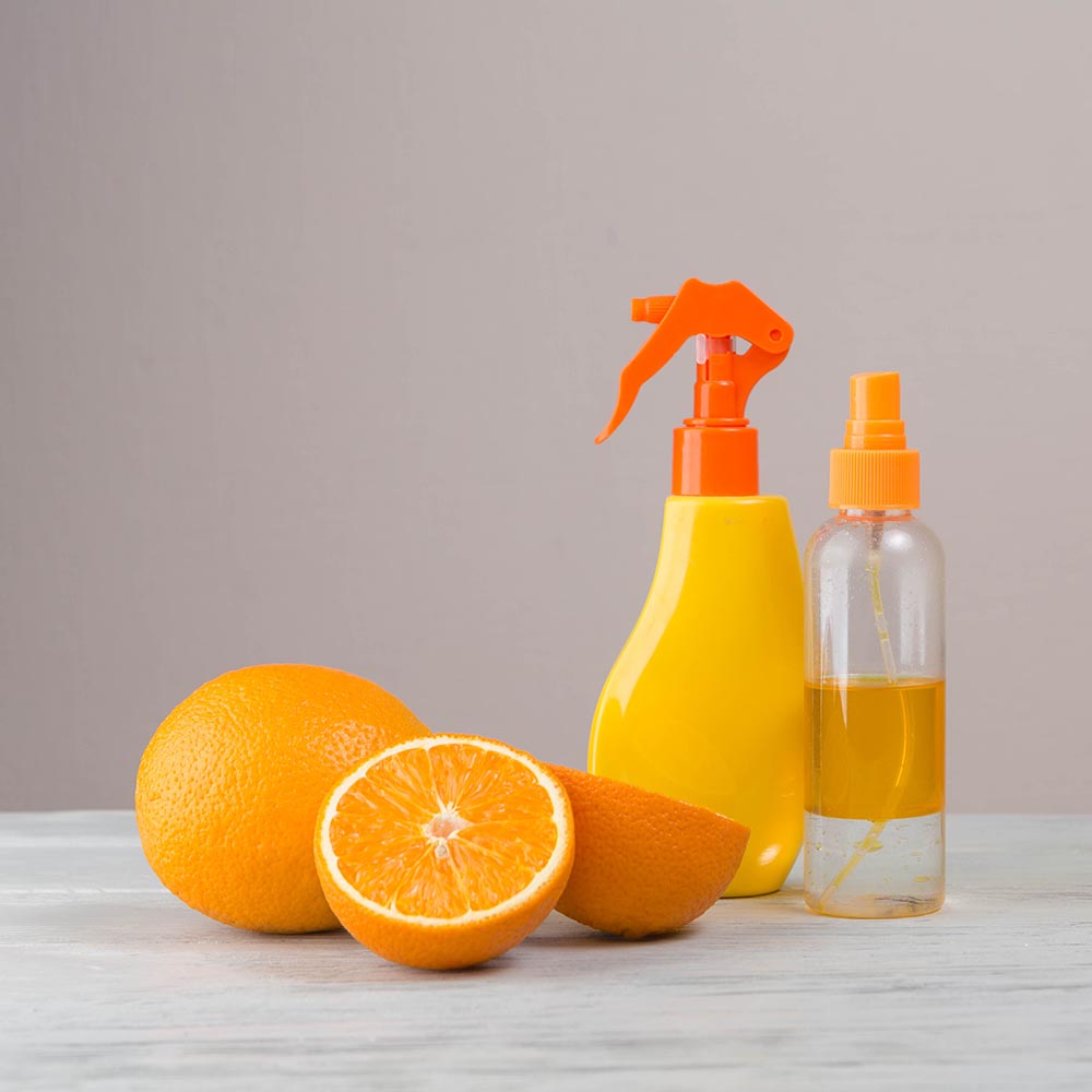 natural elements spa with oranges