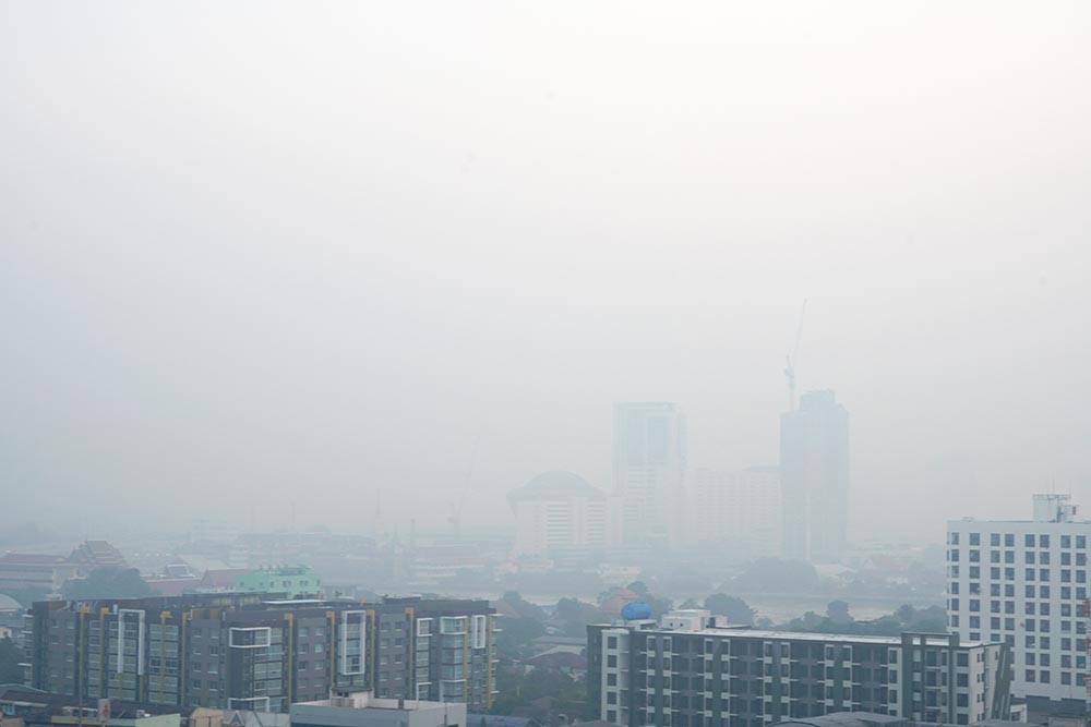 view pm 2 5 air pollution bangkok thailand